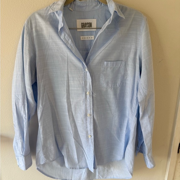 Grayson Sky Blue Women's Blouse - Picture 2 of 7